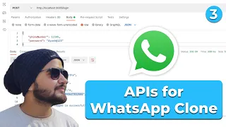 Building APIs for Fullstack WhatsApp Clone NodeJS Whatsapp Clone - Part 3