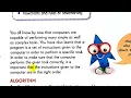 Class-5 Subject - Computer Chapter-9 Part-1 Algorithms and Flowcharts
