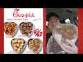 Grabbing the Chick-fil-A Heart Shaped Trays for Valentine s Day