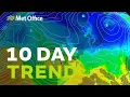 10 Day Trend - Cold v Mild the battle continues