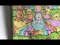 Eggstra Cozy Easter Coloring Book Blissful Vibes Coloring Flip Through