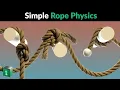 Blender Secrets - Complex Rope Mesh Physics with the Surface Deform modifier