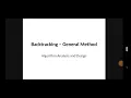 Backtracking - General Method Algorithm Analysis and Design