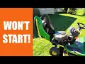 Fixing A John Deere Lawn Tractor That Won t Crank Over - Simple Diy Solutions