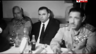 بوضوح نجل المشير عبد الحكيم عامر صاحب قرار الانسحاب من الحرب وترك المعدات الثقيلة 