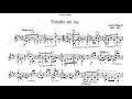 Andrés Segovia - Estudio sin Luz for Guitar (Score video)