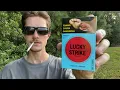 Smoking a Lucky Strike Blue Bright Cigarette - Review