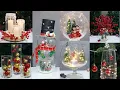 Christmas decorations ideas With an ordinary glass vase