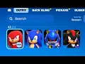 Fortnite ALL SONIC Skins - Season 4 Override