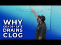 Why Condensate Drains Clog And How to Stop It