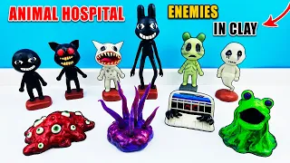 I Made All Animal Hospital Enemies in Clay & Their Stories | Roblox