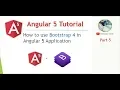 Part 5 - How to use bootstrap 4 in angular 5 Bootstrap Card Example