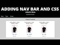 Python Tutorial - Flask for beginners part 7 Adding navigation and CSS