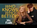 Nicole Wallace Gabriel Guevara Play Who Knows Who Better My Fault