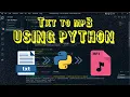 Easy Text to Speech with 22 lines of Python code