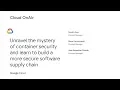 Cloud OnAir Unravel the mystery of container security