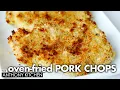 Crispy OVEN-FRIED Pork Chops Less Oil Same Crunch Kid-Approved