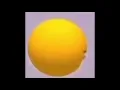 Emoji slowly turning with concrete scraping sound and glass shatter at the end
