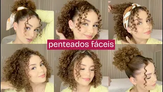 3 PENTEADOS FÁCEIS E LINDOS PARA CACHEADAS ✨