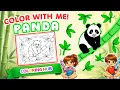 How to Color a Panda Fun and Easy Coloring Pages for Kids Adults by ColoringHub