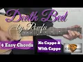 Download Lagu Death Bed - Powfu Guitar Chords (Guitar Tutorial)  (No Cappo / With Cappo)