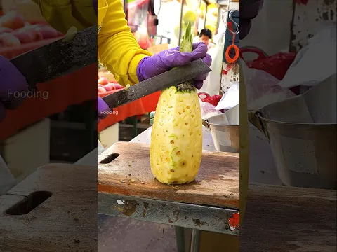 금방 매진!! 당도최강 대만 꿀 파인애플 자르기