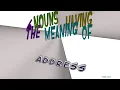 address - 6 nouns which are synonyms of address sentence examples
