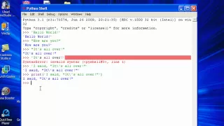 Python 3 Tutorial 3 - Strings