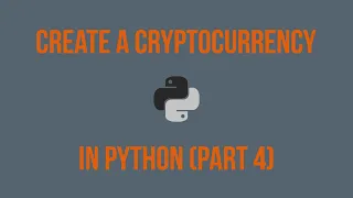 Python Cryptocurrency Part 4 Flask Implementation
