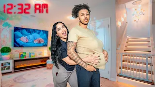 My HUSBAND Spends The Day Pregnant! | *HILARIOUS*
