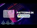 Print Patterns In Python Python Tutorial In Hindi