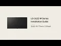 LG OLED TV Installation Guide - W6