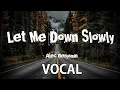 Download Lagu Alec Benjamin - Let Me Down Slowly deep vocal lyrics video
