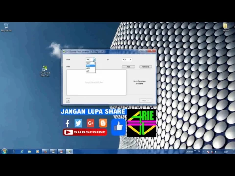 Download MP3 CARA MERUBAH FILE MP3 KE ADX, WAV, AIX