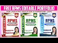 RPMS PORTFOLIO TEMPLATE FREE EDITABLE Lovely Jan