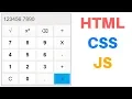 How to make Calculator using HTML CSS and JavaScript