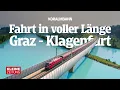 Koralmbahn Graz - Klagenfurt | Die Fahrt in voller Länge aus dem Führerstand
