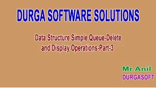 Data Structures Simple Queue Delete and Display Operations Part 3