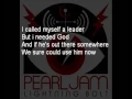 Download Lagu Pearl Jam Mind Your Manners With lyrics