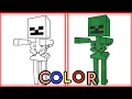 Minecraft Coloring Pages Creeper from Minecraft