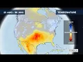 Monthly temperature forecast for the USA 2026