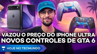 NOVO IPHONE SERÁ CARÍSSIMO! VEJA OS NOVOS CONTROLES DE PS5 DO GTA 6