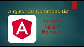Angular CLI Command List