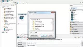 How to transformer file to string in Mule ESB