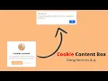 Cookie Consent Box using HTML CSS JavaScript Learn to Set Cookies to the User Browser