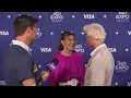 Ellen Pompeo interrupts Patrick Dempsey interview