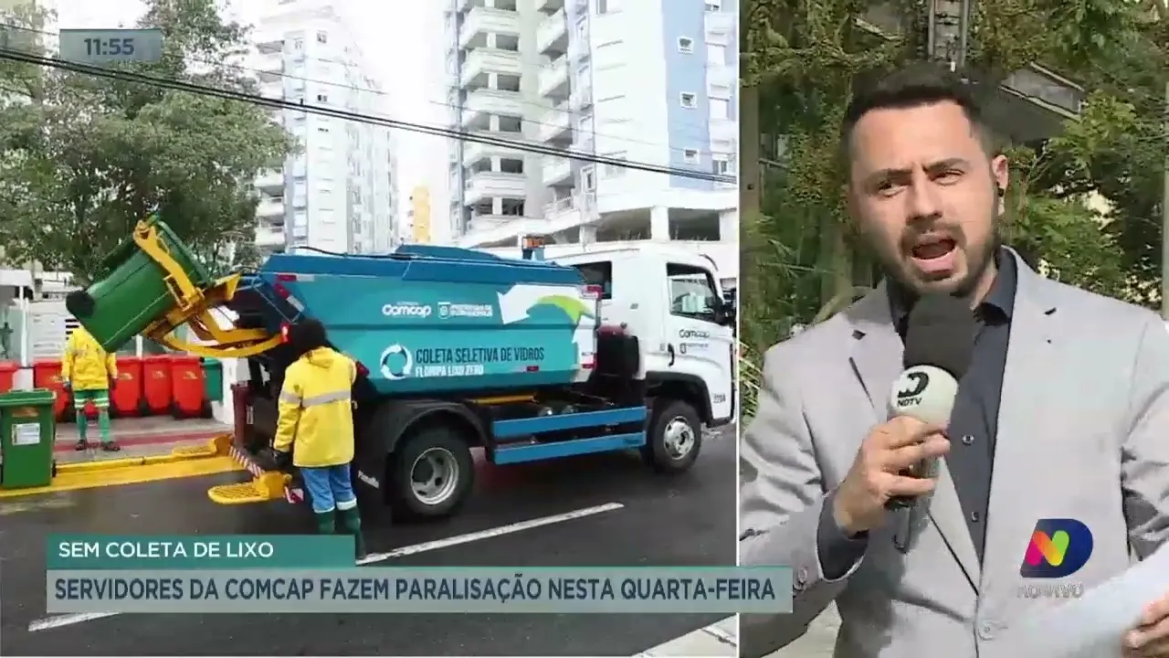 Servidores da Comcap fazem paralisação nesta quarta-feira em Florianópolis