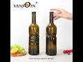 750ml Amber Wine Glass Bottle