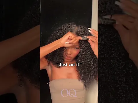 This wig is insane ๐#oqhair #wigs #gluelesswig #naturalhair #curlyhair #hair #shorts #fyp #fypใท