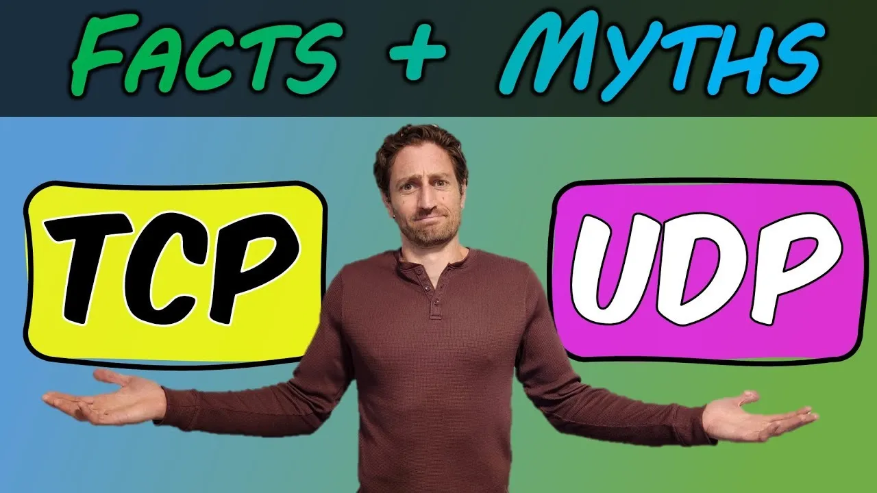 Outline Video TCP vs UDP - Explaining Facts and Debunking Myths - TCP Masterclass